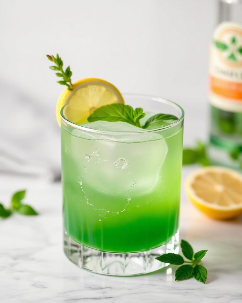 Virgin Gin Basil Smash